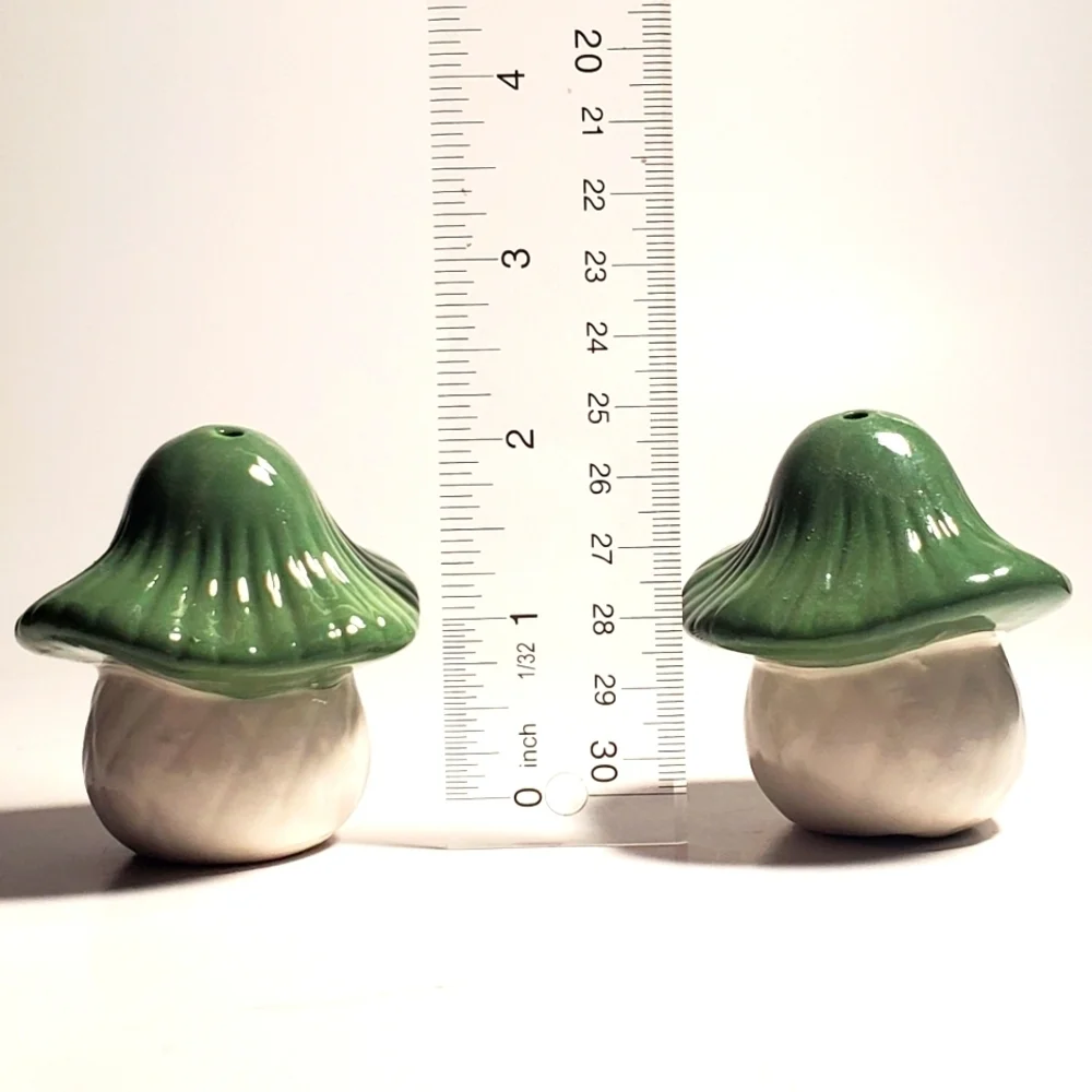 SALT and PEPPER SHAKERS Mushrooms Minis New in Box 2.25